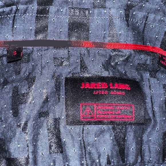 Jared Lang After Hours Slim Fit LS Button Up Shirt Size Small #19 - Picture 5 of 5